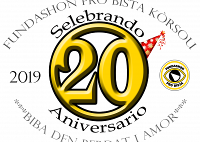 Logo 20 years pro bista